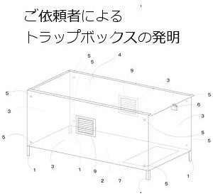 ご依頼者によるトラップボックスの発明